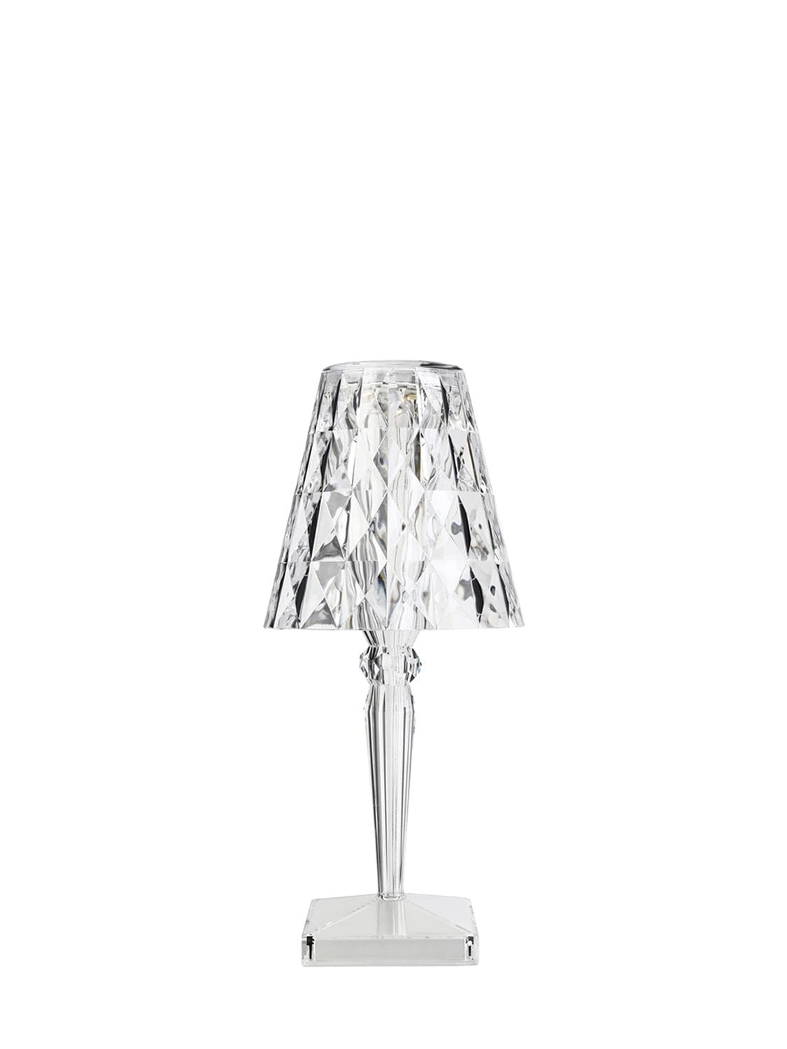 Kartell Big Battery Table Lamp In Transparent