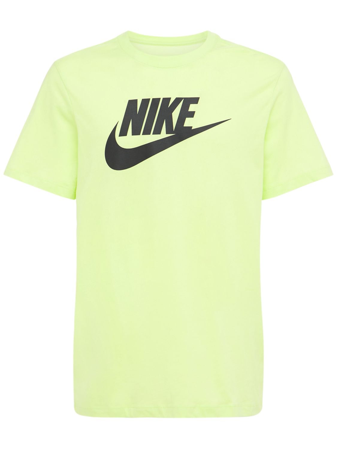 Nike Essential Futura T-shirt In Lemon Twist