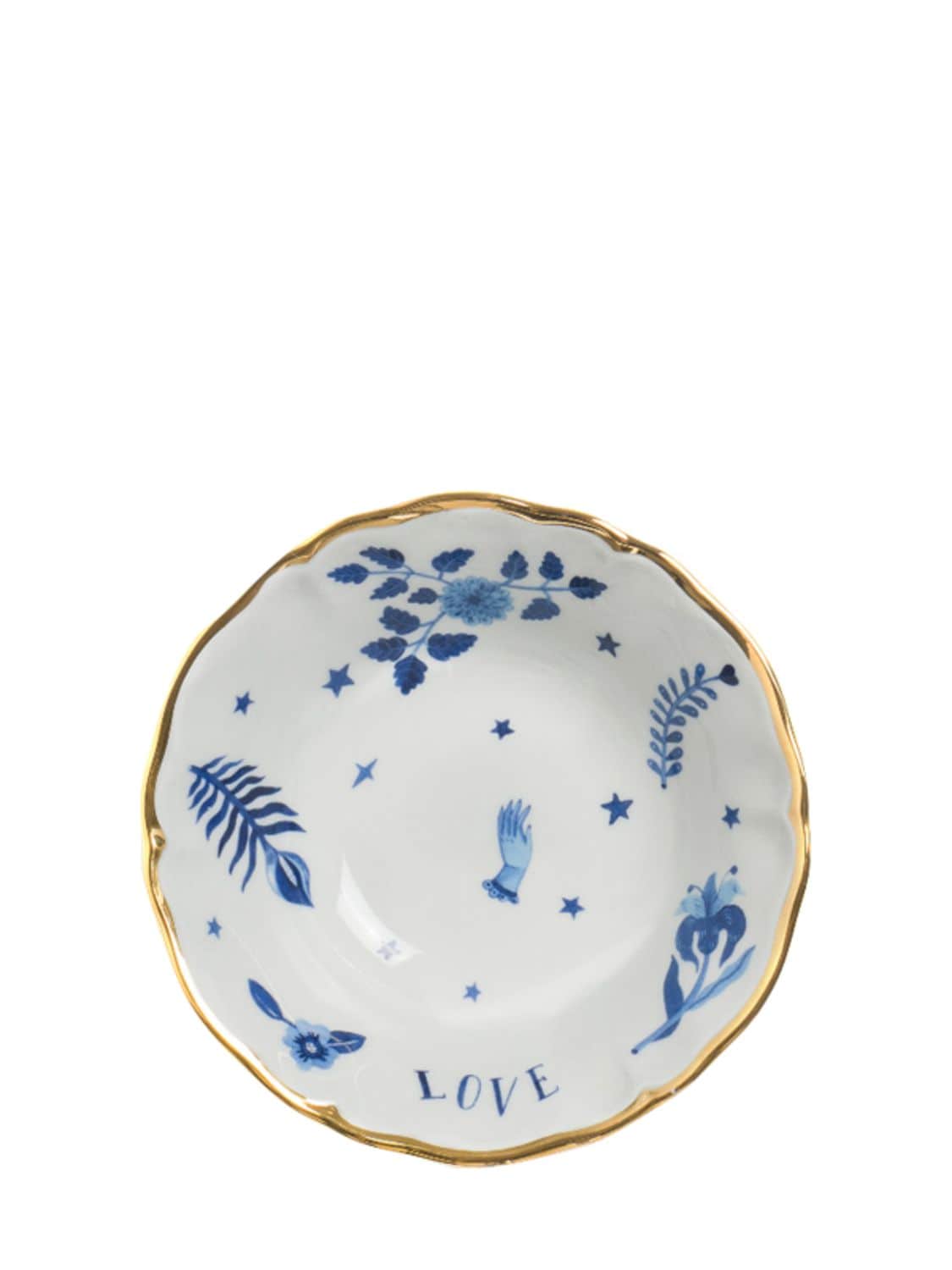 Image of Blue Floral Bowl