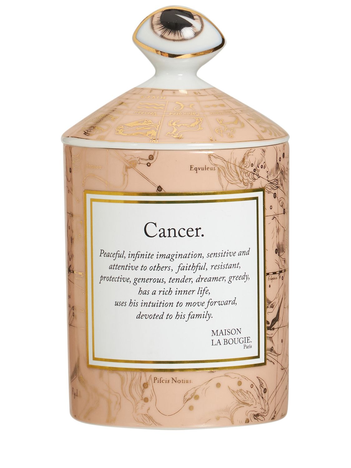 Maison La Bougie 350gr Cancer Zodiac Scented Candle In Pink