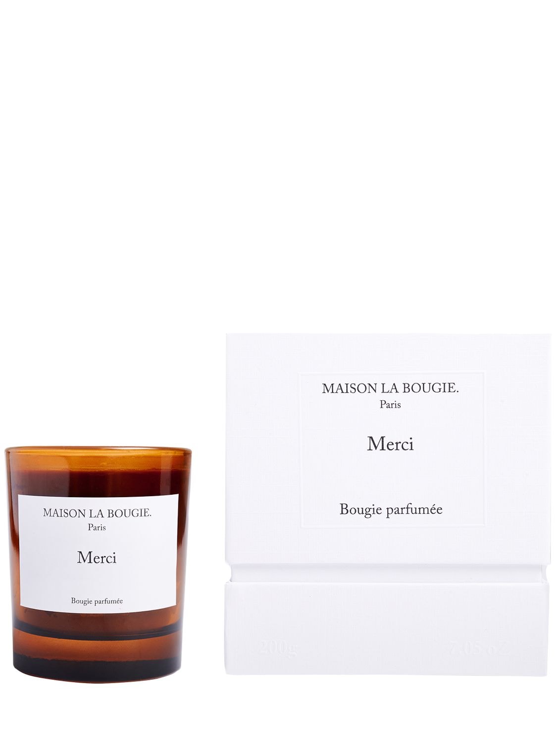 Shop Maison La Bougie 200gr Merci Scented Candle In Brown