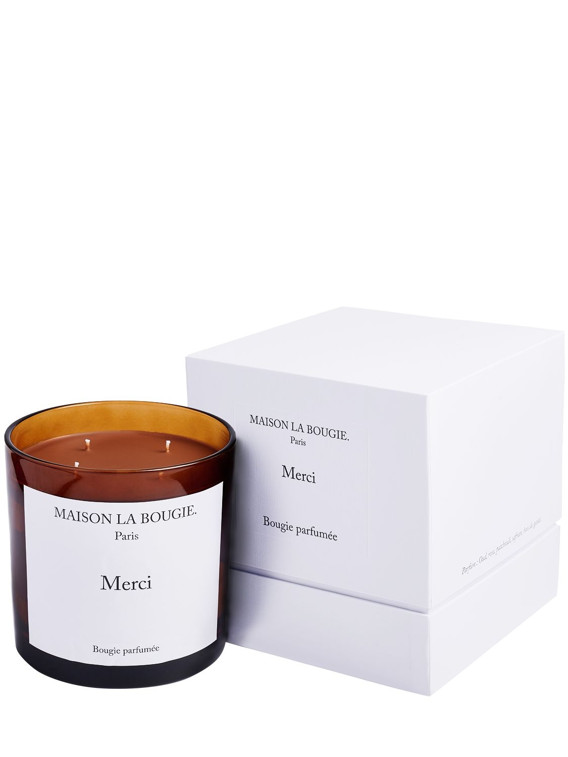 Shop Maison La Bougie 1.4kg Merci Scented Candle In Brown