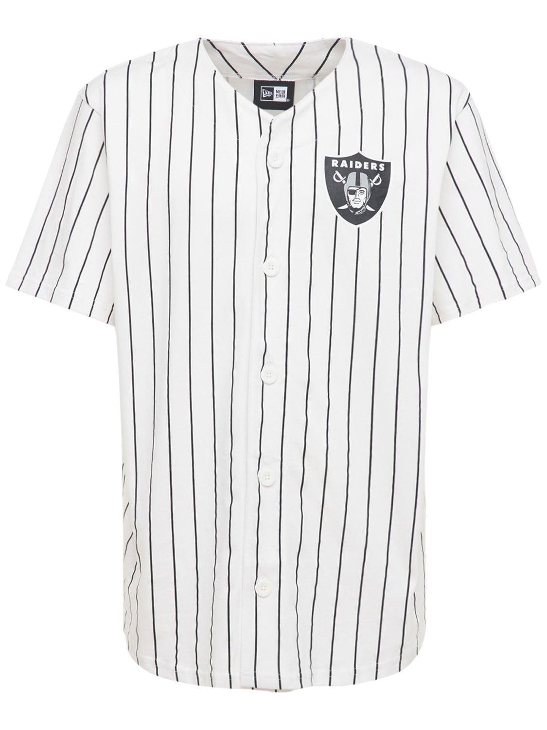 La Raiders Pinstripe Baseball T-shirt