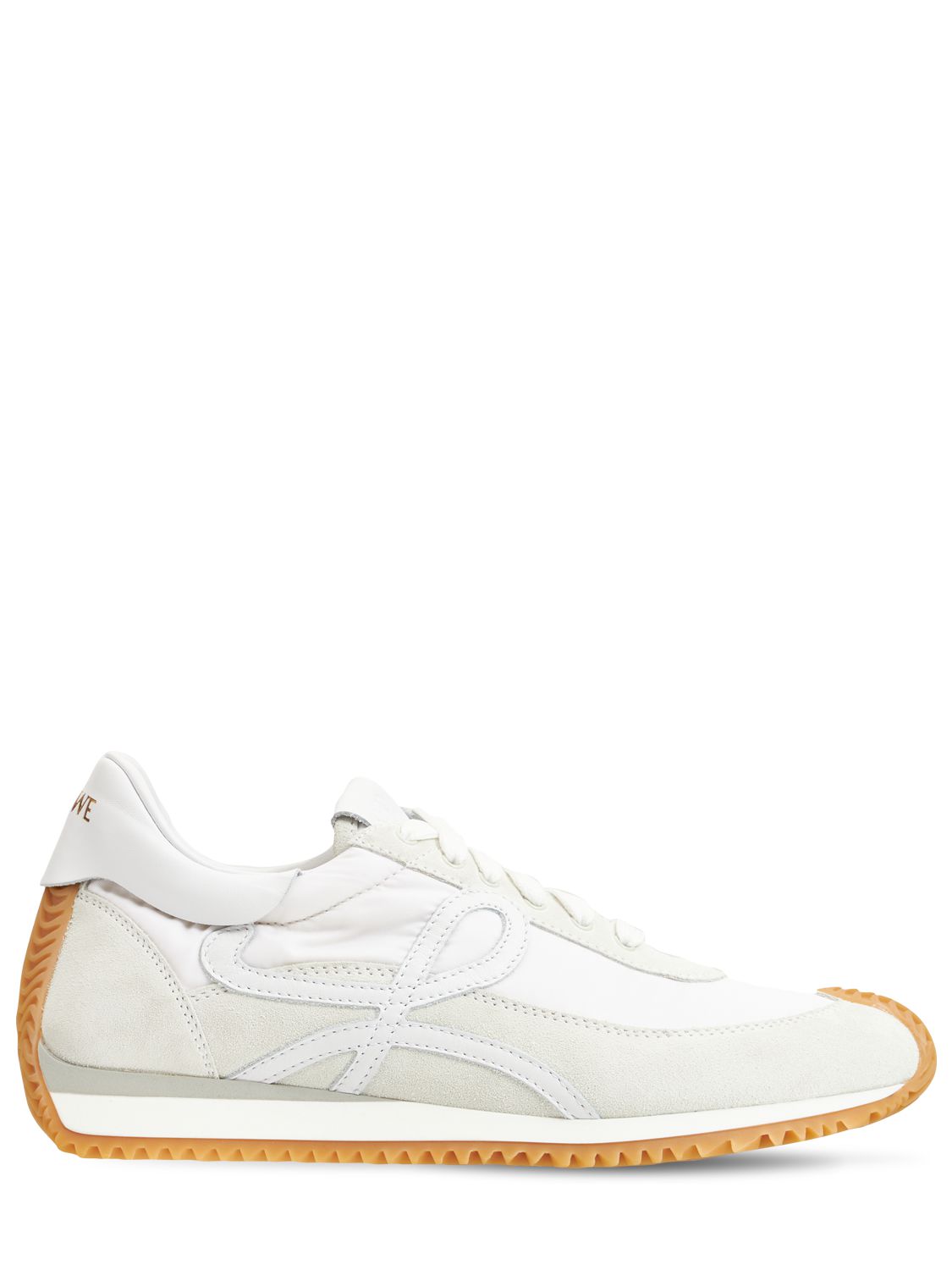 20mm Hohe Sneakers Aus Wildleder Und Stoff "flow"