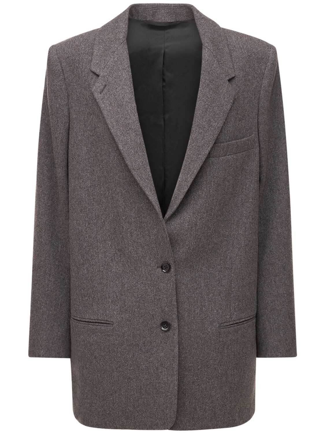 Lemaire - Boxy soft wool gabardine blazer - | Luisaviaroma
