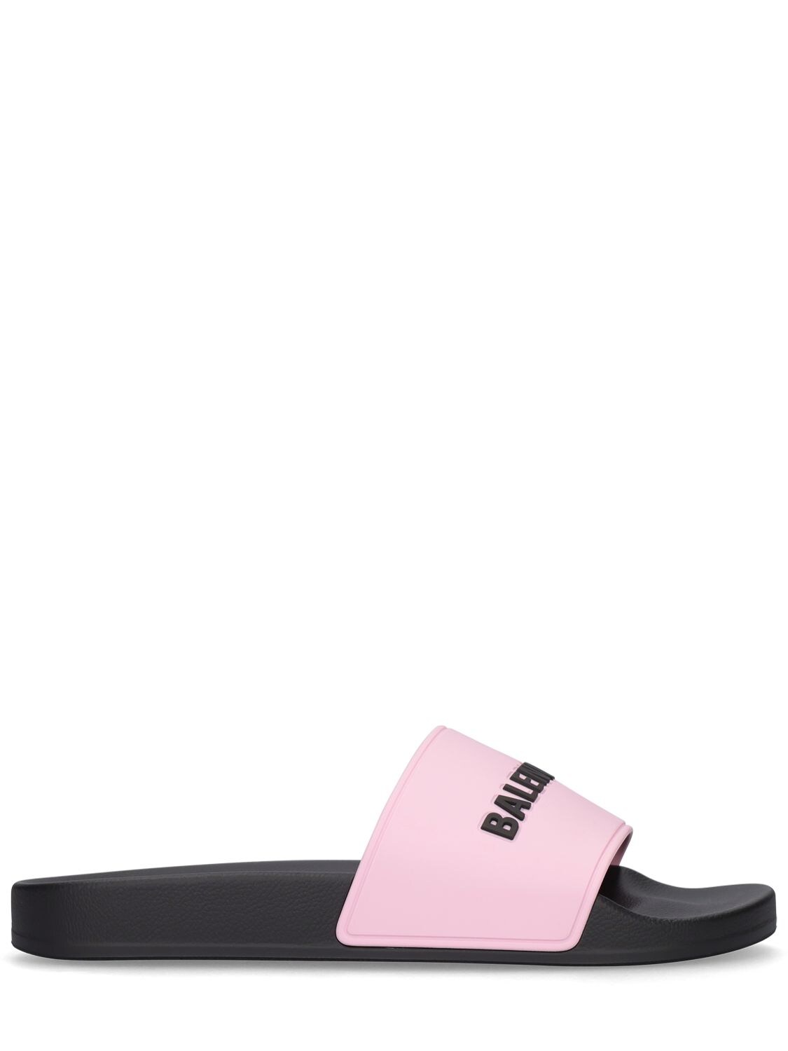 Balenciaga 10mm Rubber Sandals In Pink,black | ModeSens