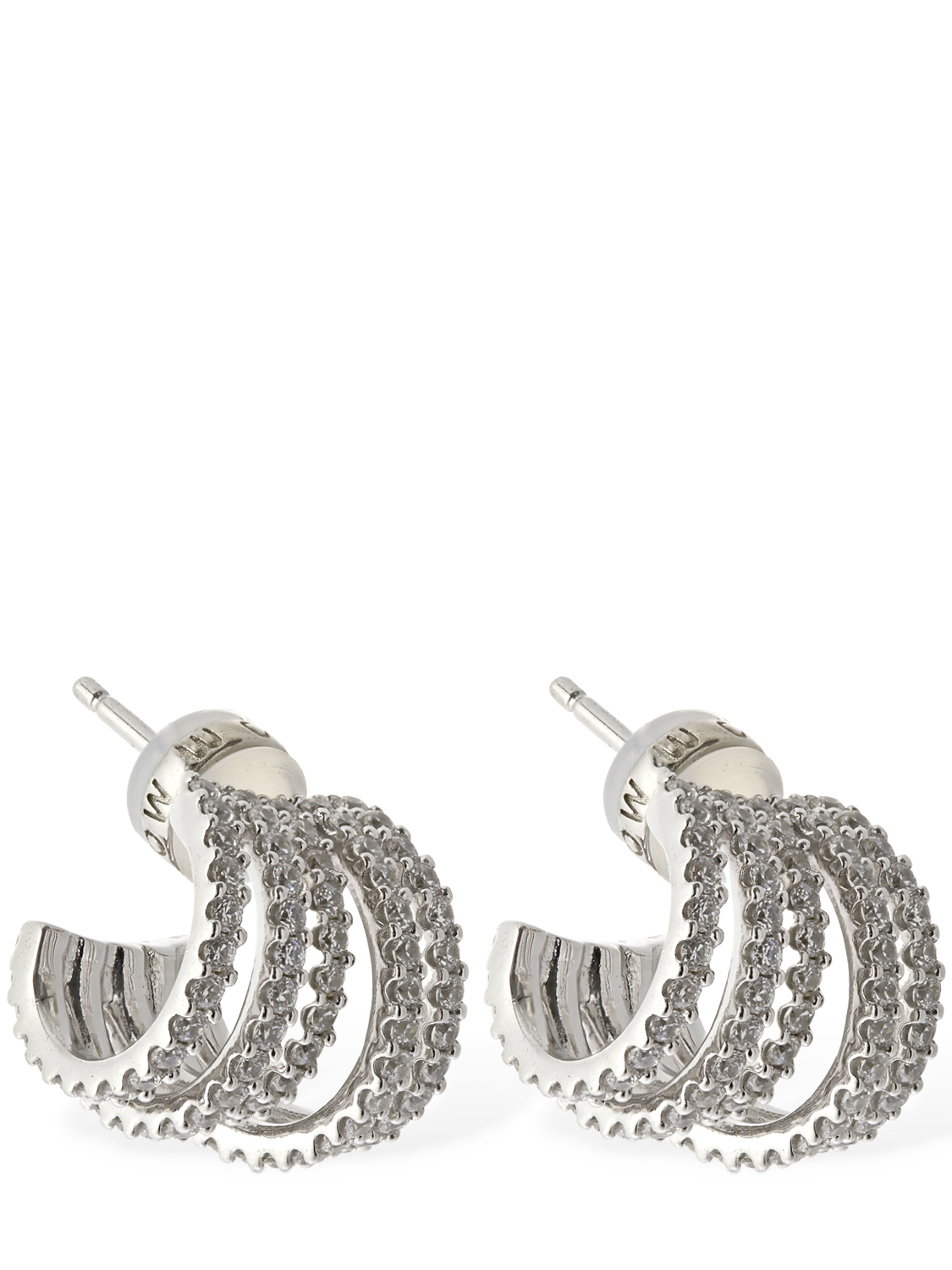 Apm Monaco Croisette five hoop crystal earrings Luisaviaroma