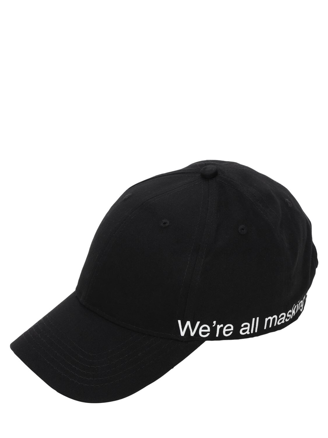 FAMT - FUCK ART MAKE TEES WE'RE ALL MASKING SOMETHING COTTON CAP 74IWIN003-QKXBQ0S1