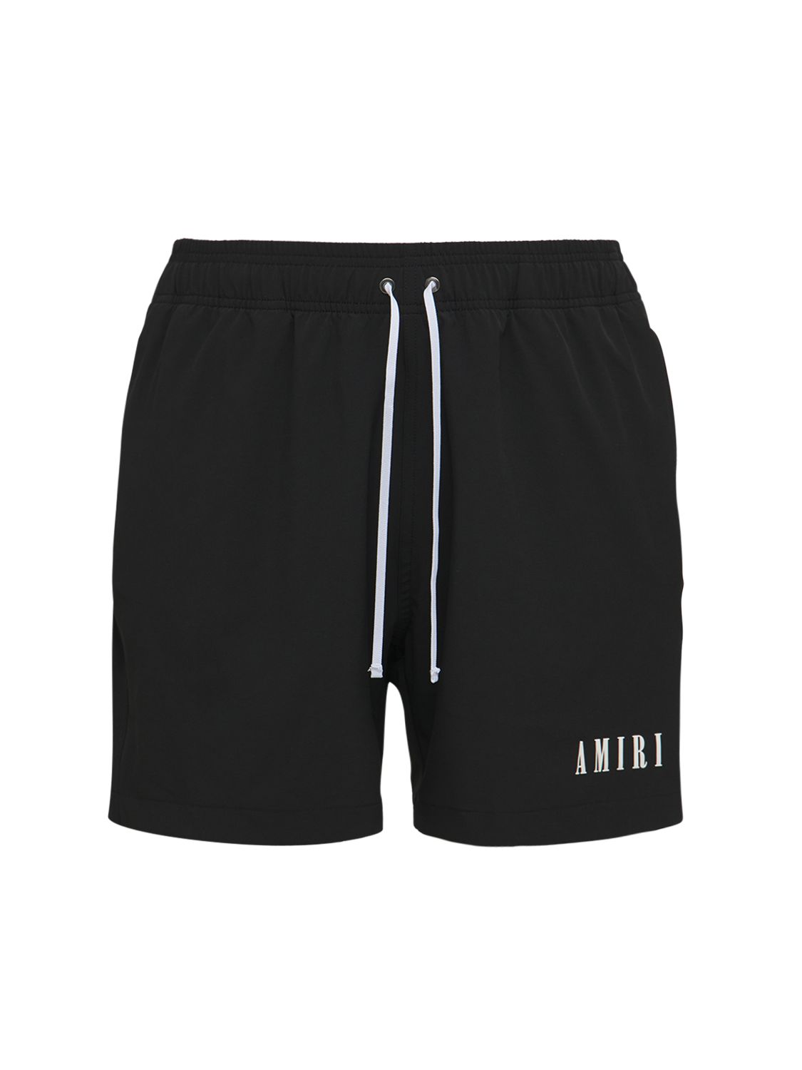 Badeshorts Aus Technostoff Mit Logo