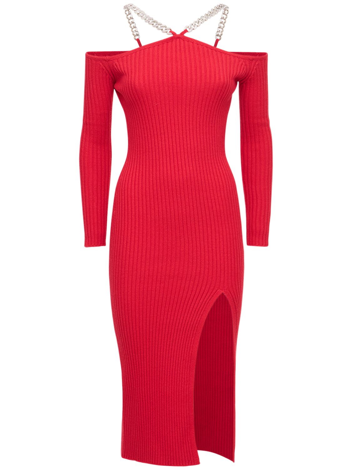 Midikleid Aus Wollmischung