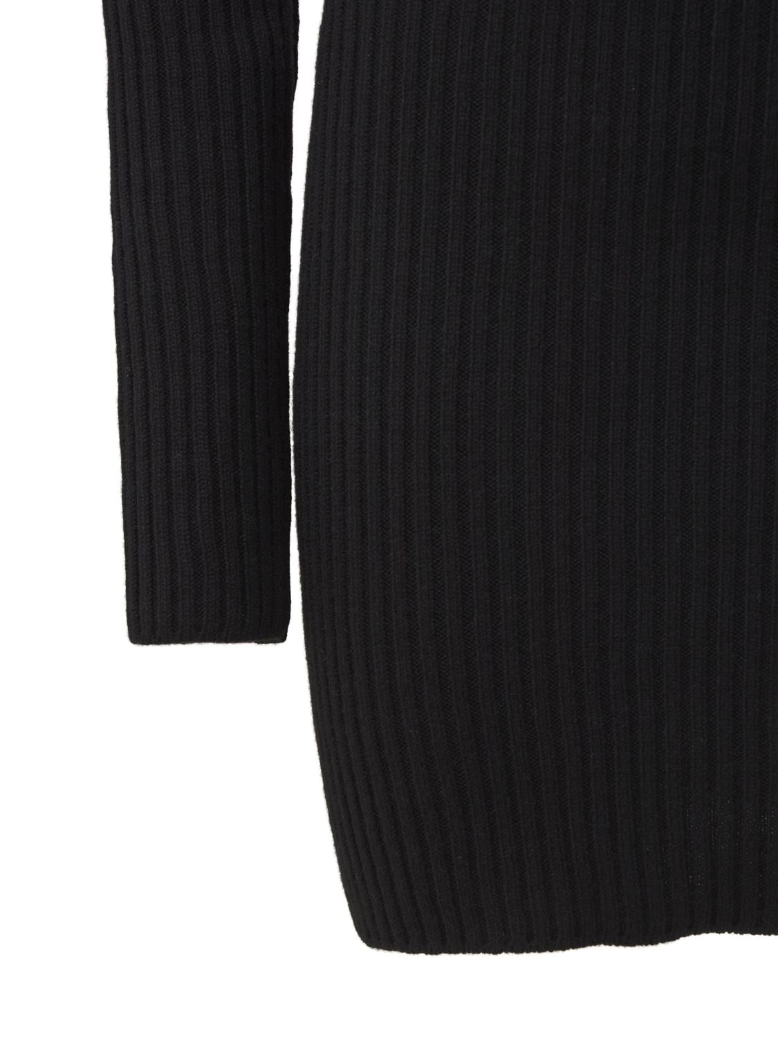 Giuseppe Di Morabito Wool Blend Belted Mini Dress In Black