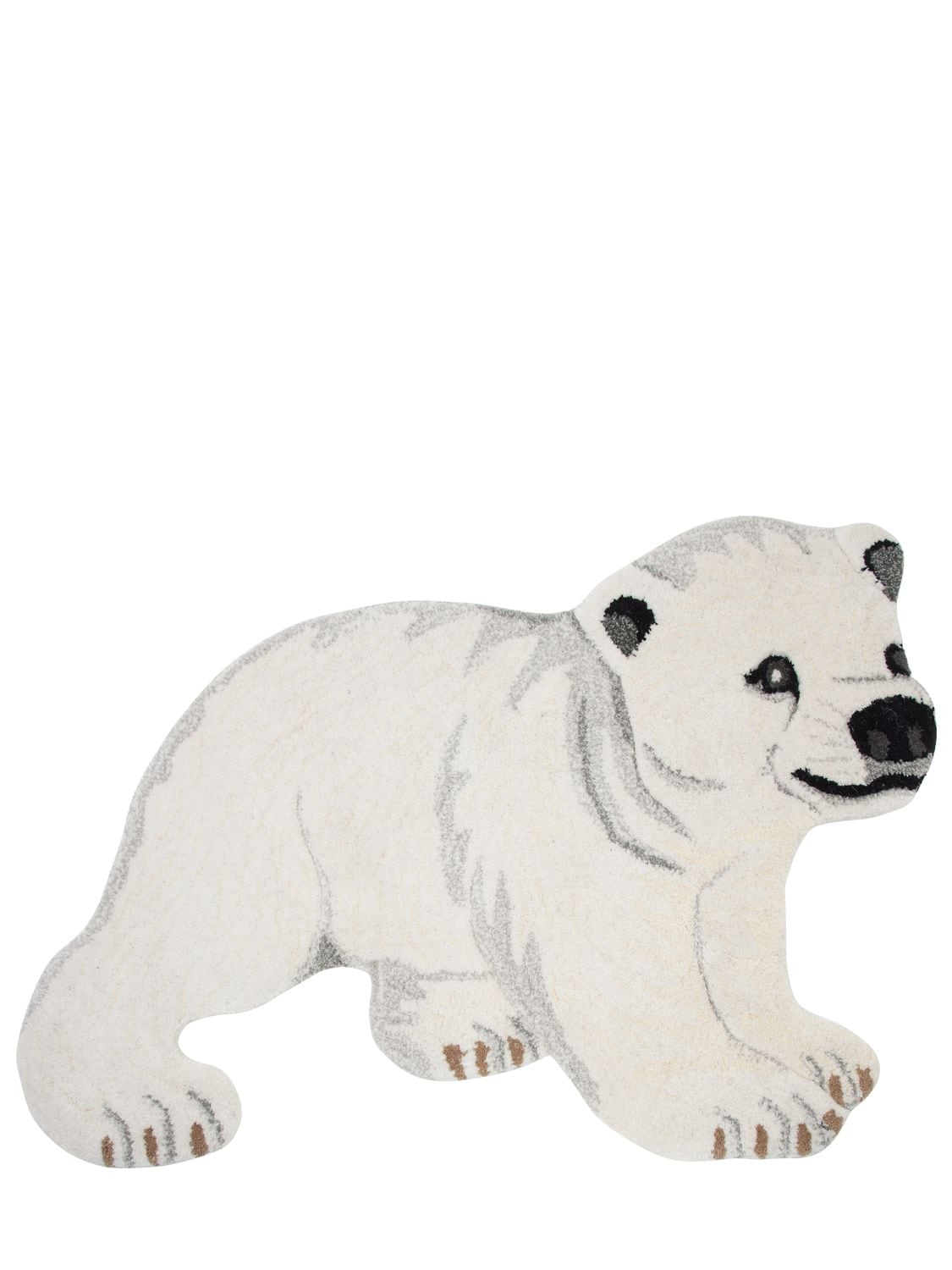 Studio Maleki Polar Bear Rug In White