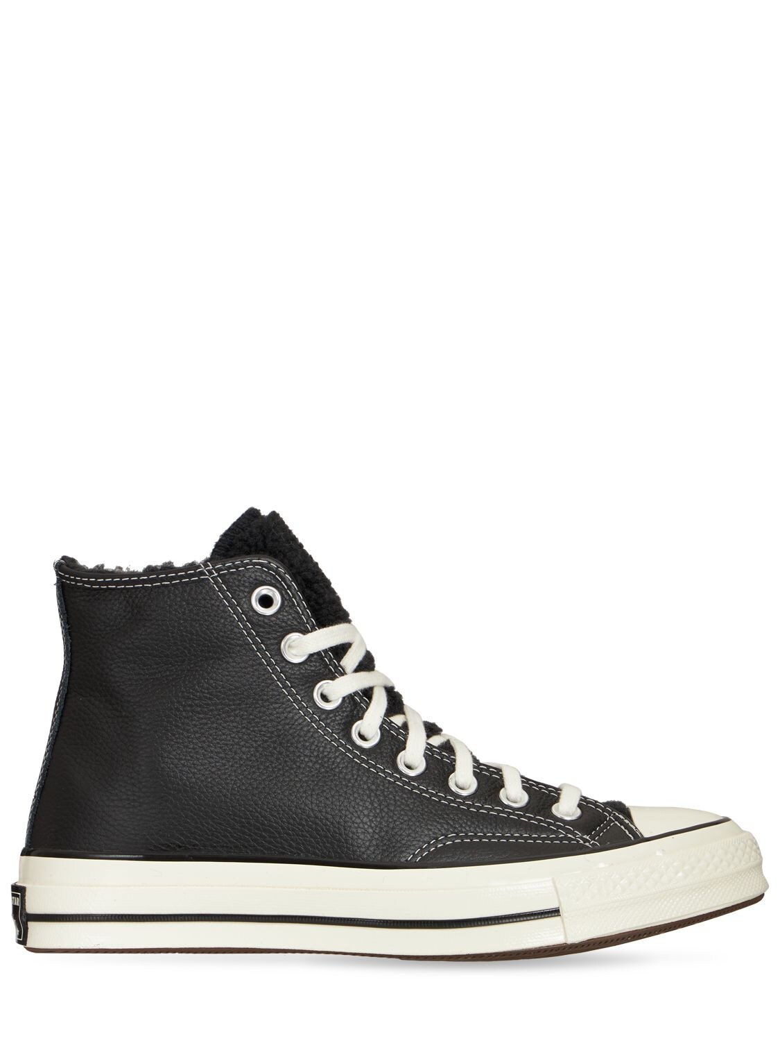 black leather chuck 70 high sneakers