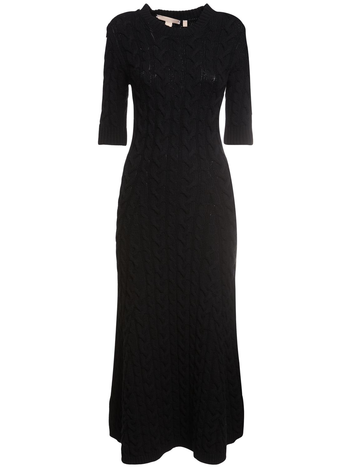 Kleid Aus Kaschmirmischung Im Zopfstrick