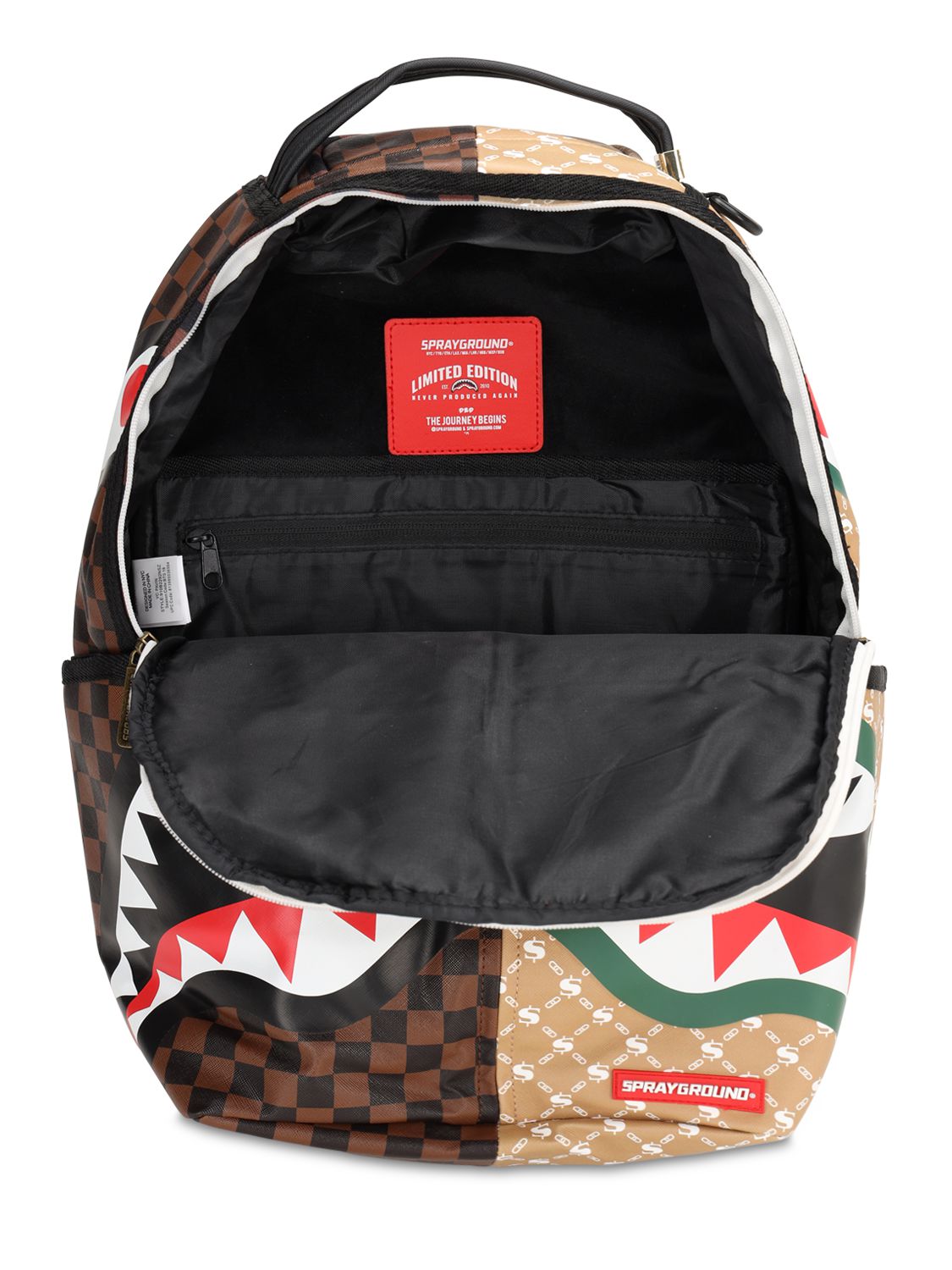 Sprayground Paris Vs Florence Shark Pvc Backpack in Multicolor Stylemi