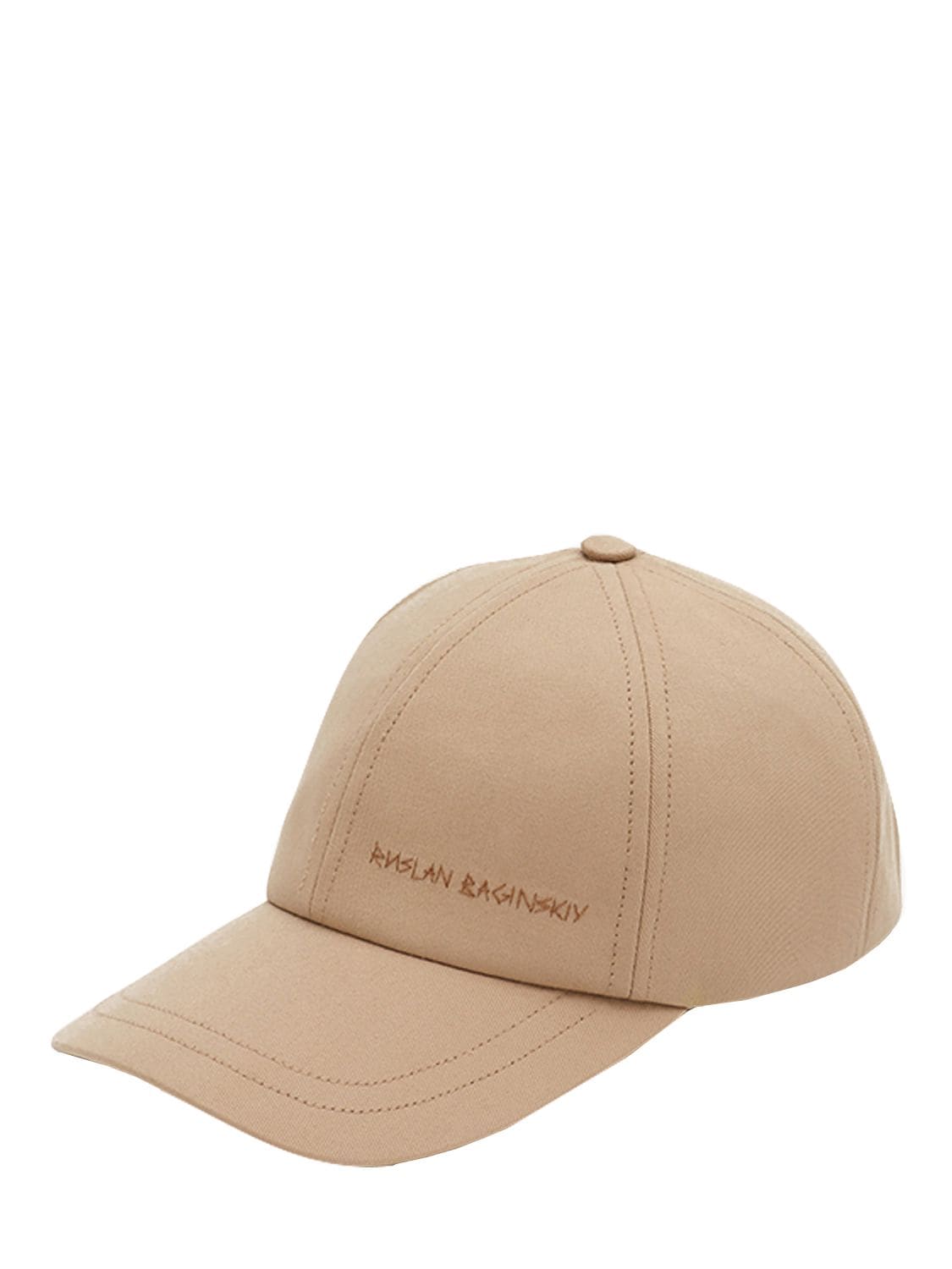 Ruslan Baginskiy Embroidered-logo Baseball Cap In 米黄色