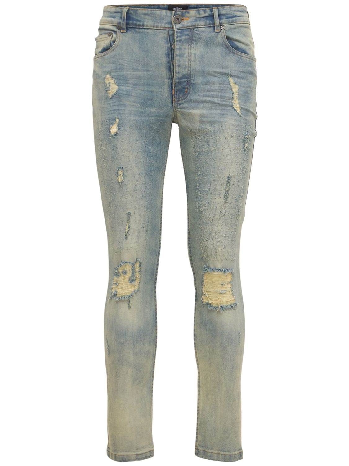 116 Trashed Distressed Skinny Jeans