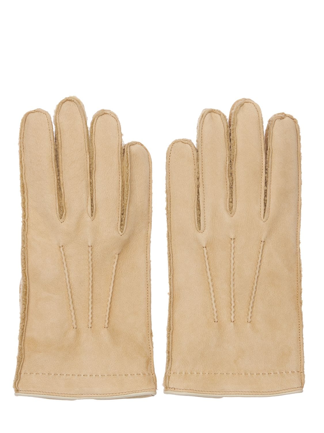 MARIO PORTOLANO Shearling Gloves
