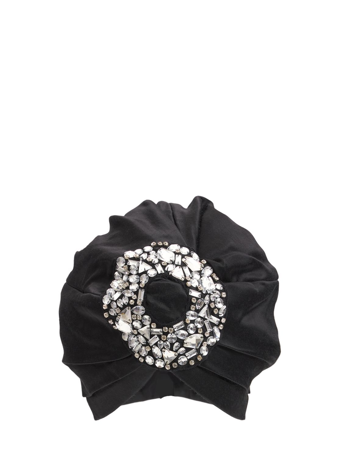 MARY JANE CLAVEROL BENGALA水晶装饰头巾,74IX9Z004-QKXBQ0S1