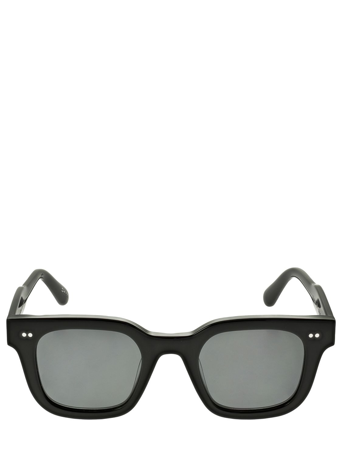 Chimi 04 Squared Acetate Sunglasses In Black