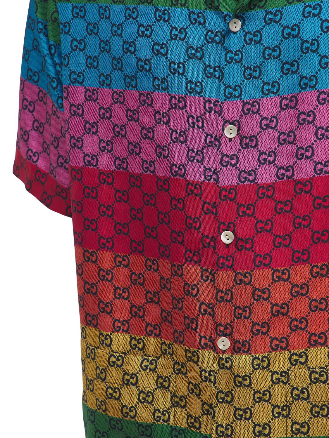 Silk shirt Gucci Multicolour size 42 IT in Silk - 35509496