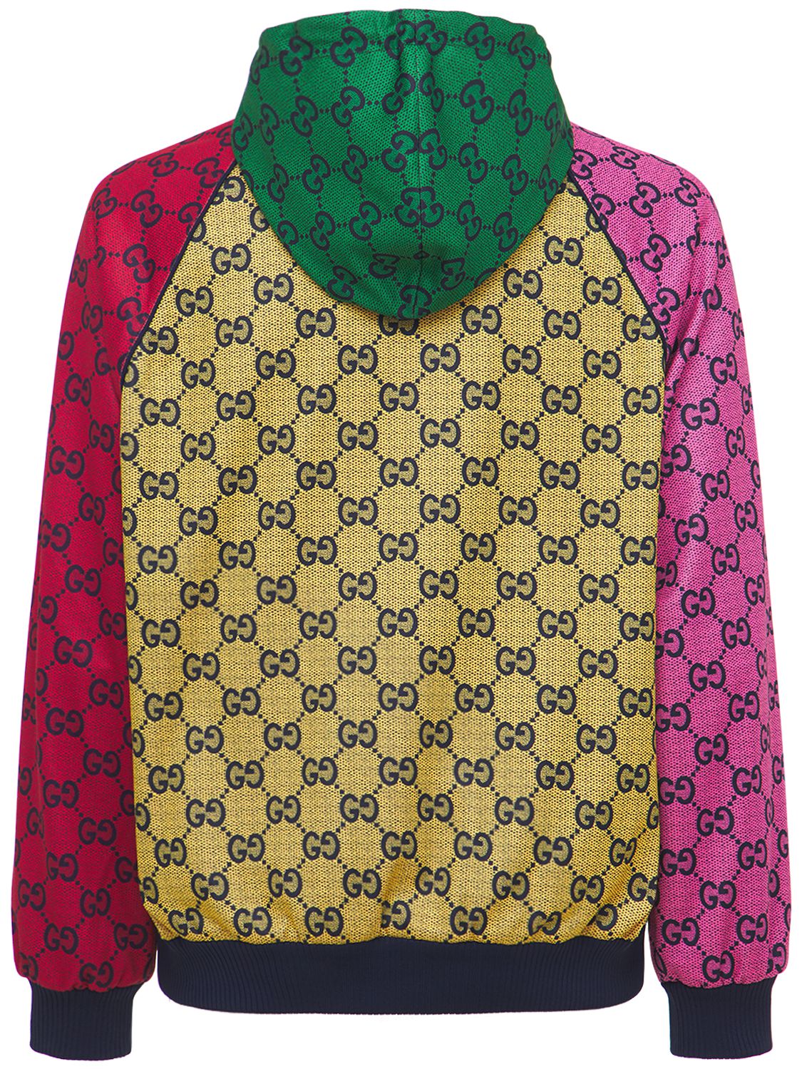 【送料&関税込】Gucci Multicolor Jersey Sweatshirt Gucci Gg Multicolor Tech Jersey Zip Hoodie
