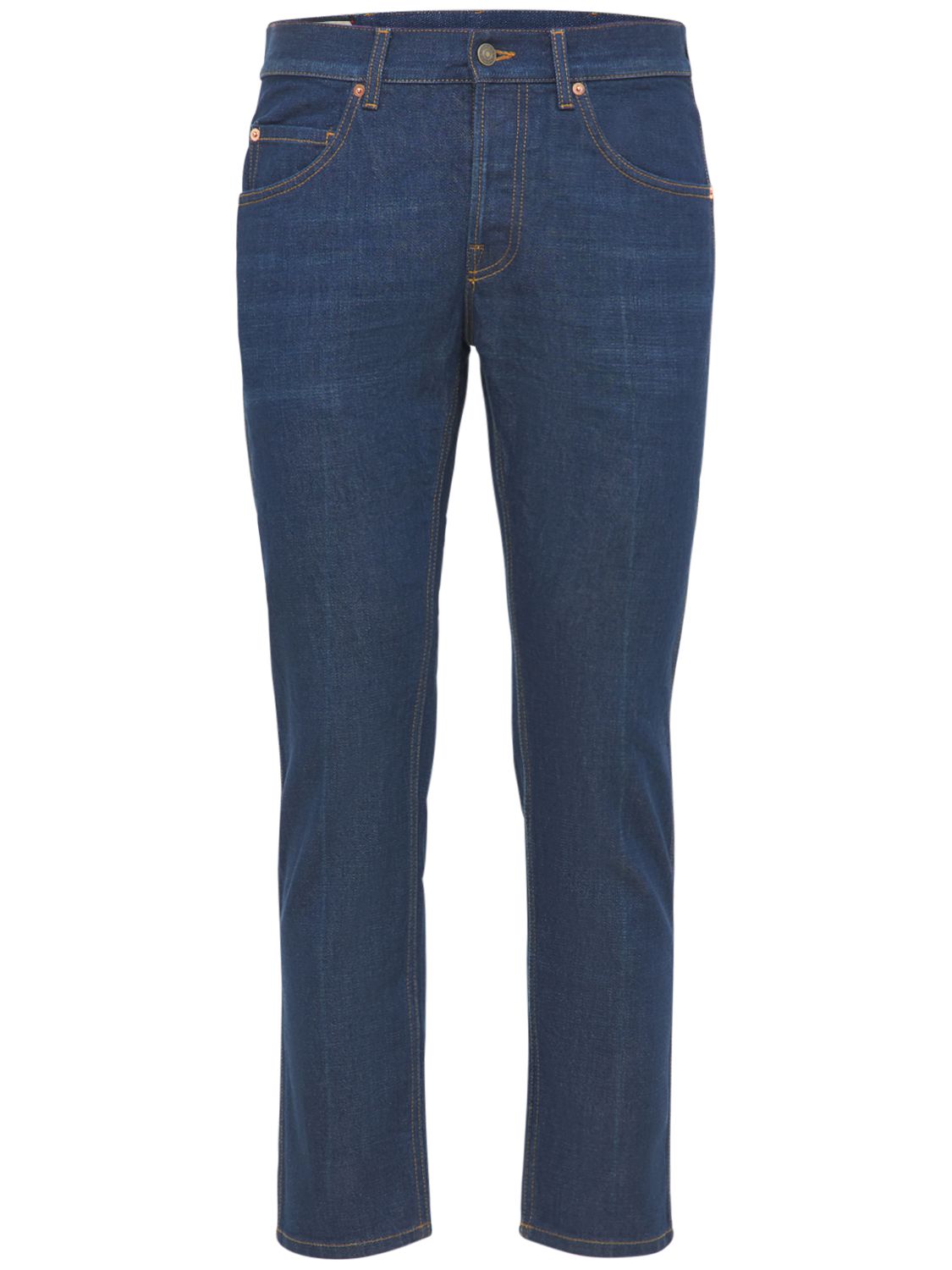 GUCCI | Stonewashed Cotton Denim Jeans | Goxip