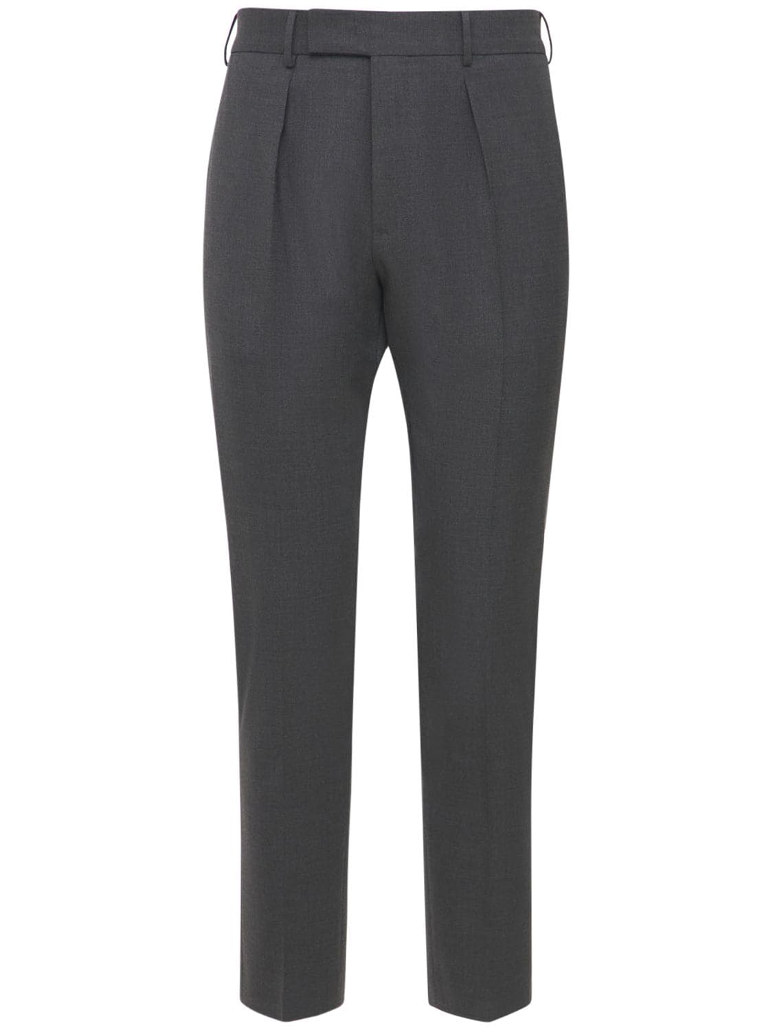 Pt Torino - 18.5cm b-stretch wool pants - Grey | Luisaviaroma