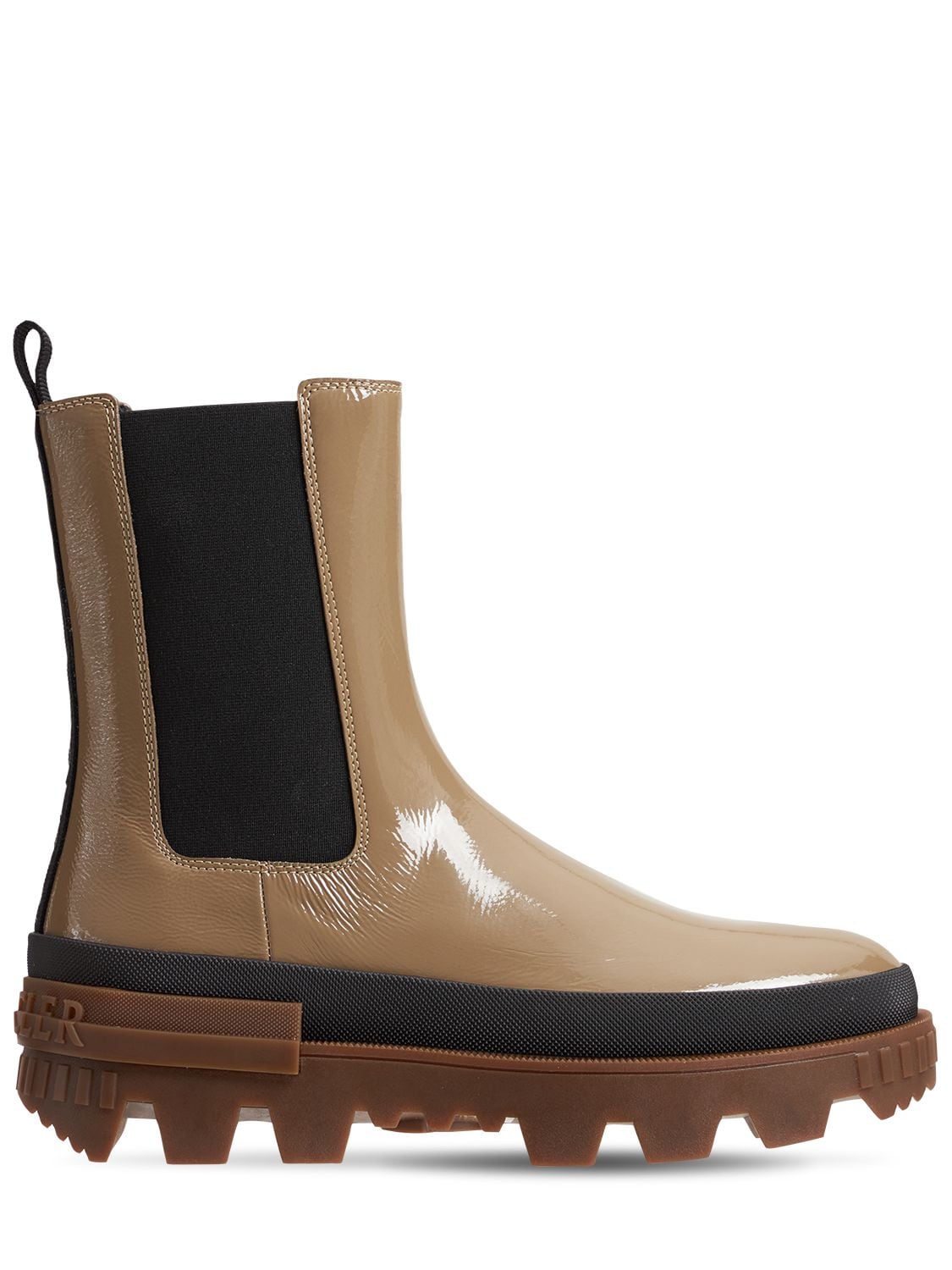 MONCLER 30MM CORALYNE LEATHER CHELSEA BOOTS,74IXDD002-OTI30