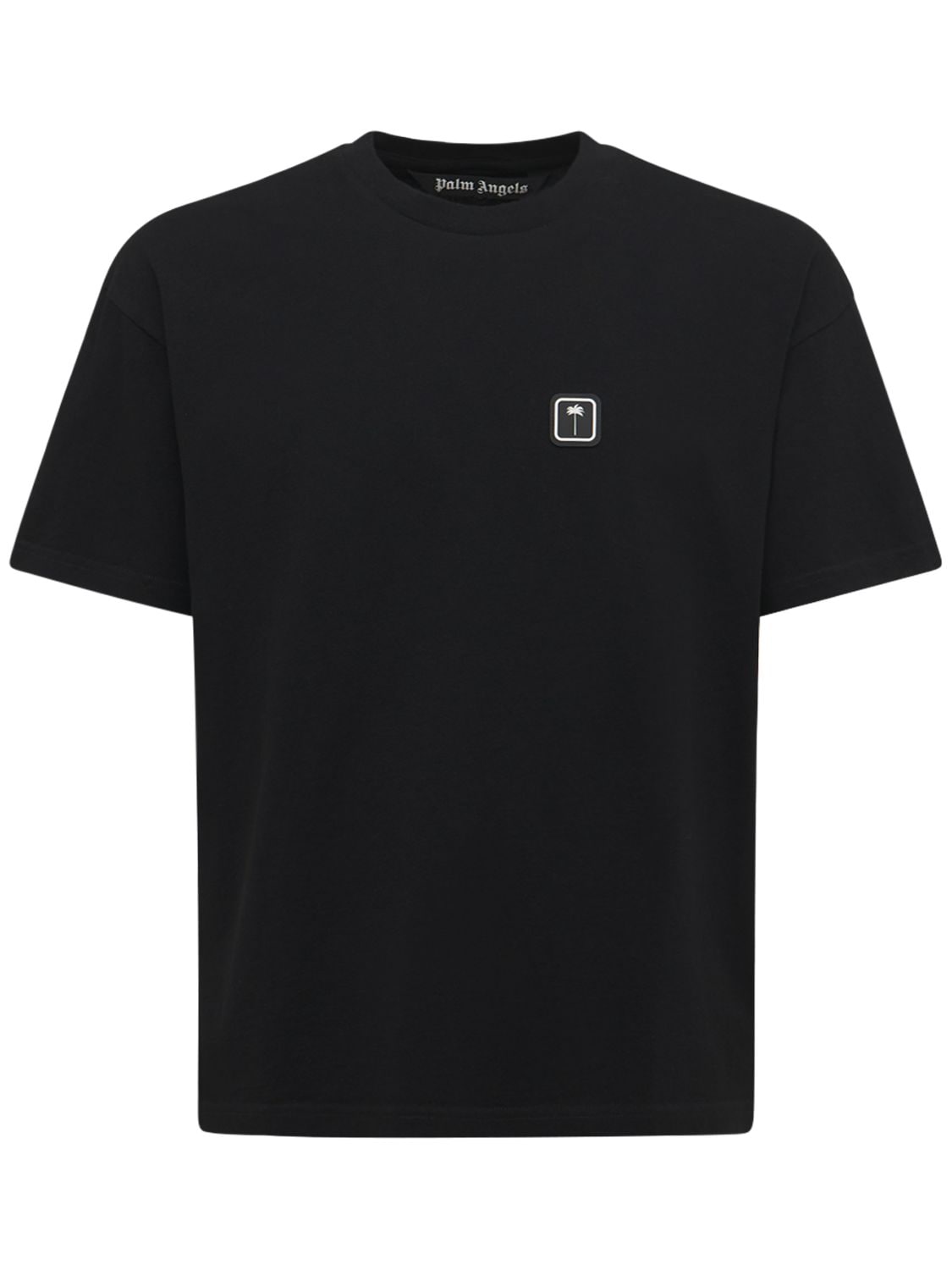 Palm Angels - Pxp classic cotton jersey t-shirt - Black/White ...