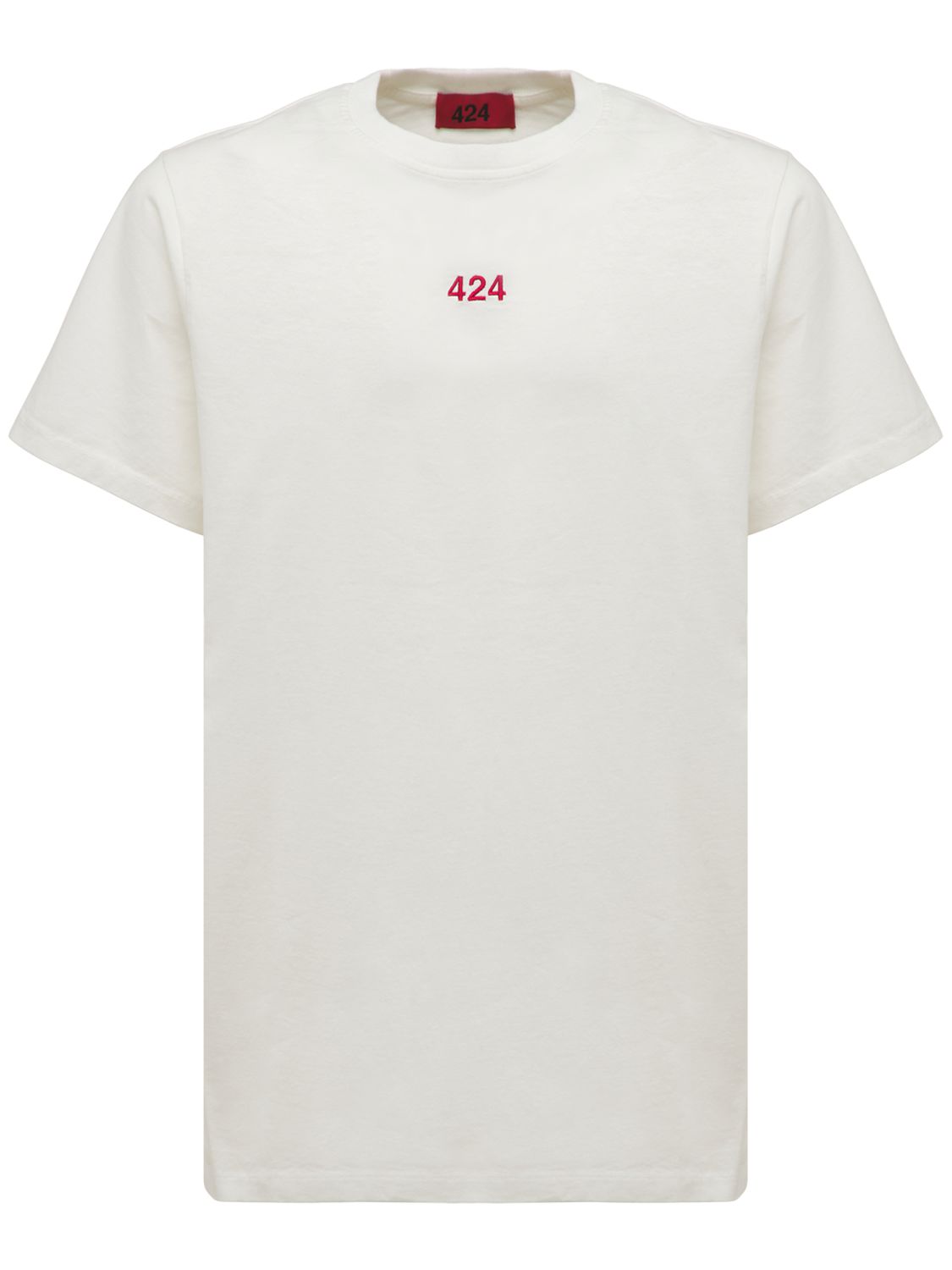 T-shirt Aus Baumwolle Mit Logo