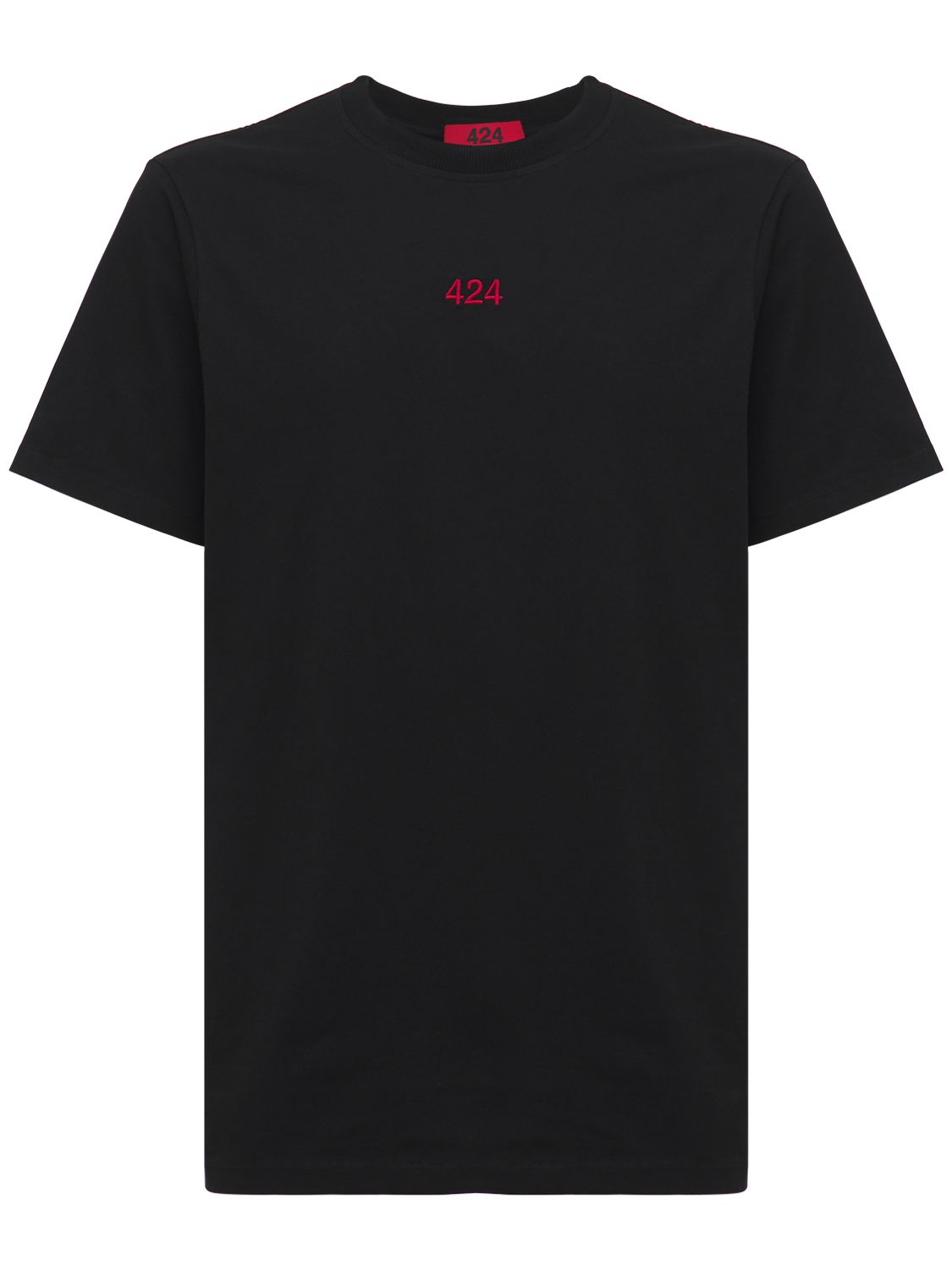 T-shirt Aus Baumwolle Mit Logo