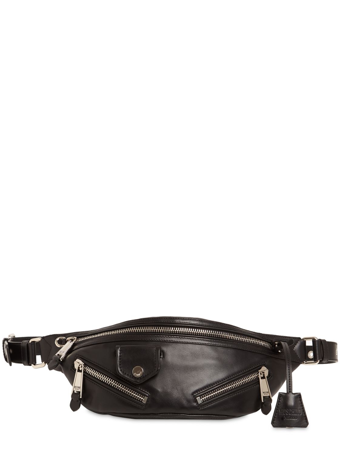 Leather Biker Belt Bag