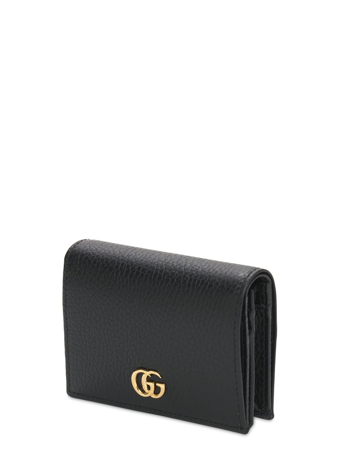 GUCCI Petite Marmont metallic textured-leather wallet in 2023