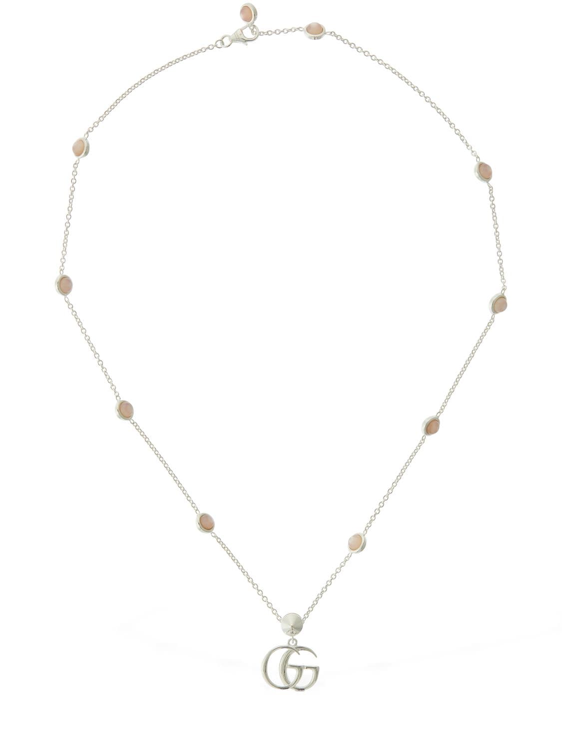 Double G Mother Of Pearl Necklace