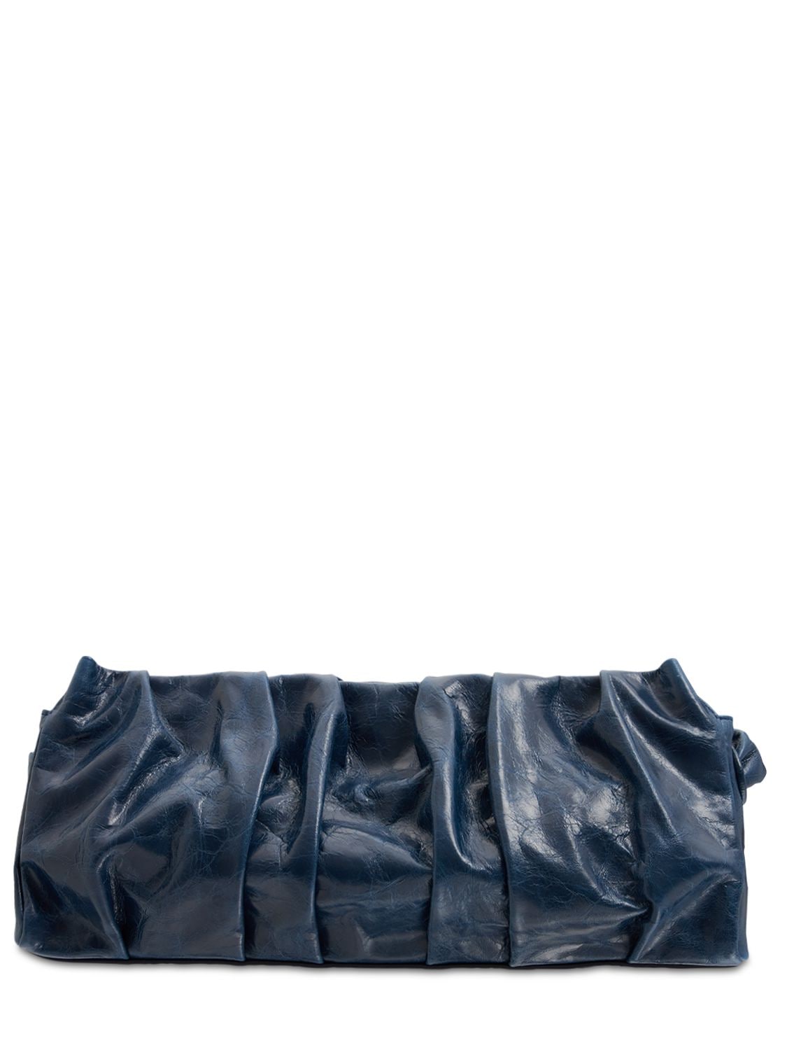 Long Vague Vintage Leather Shoulder Bag