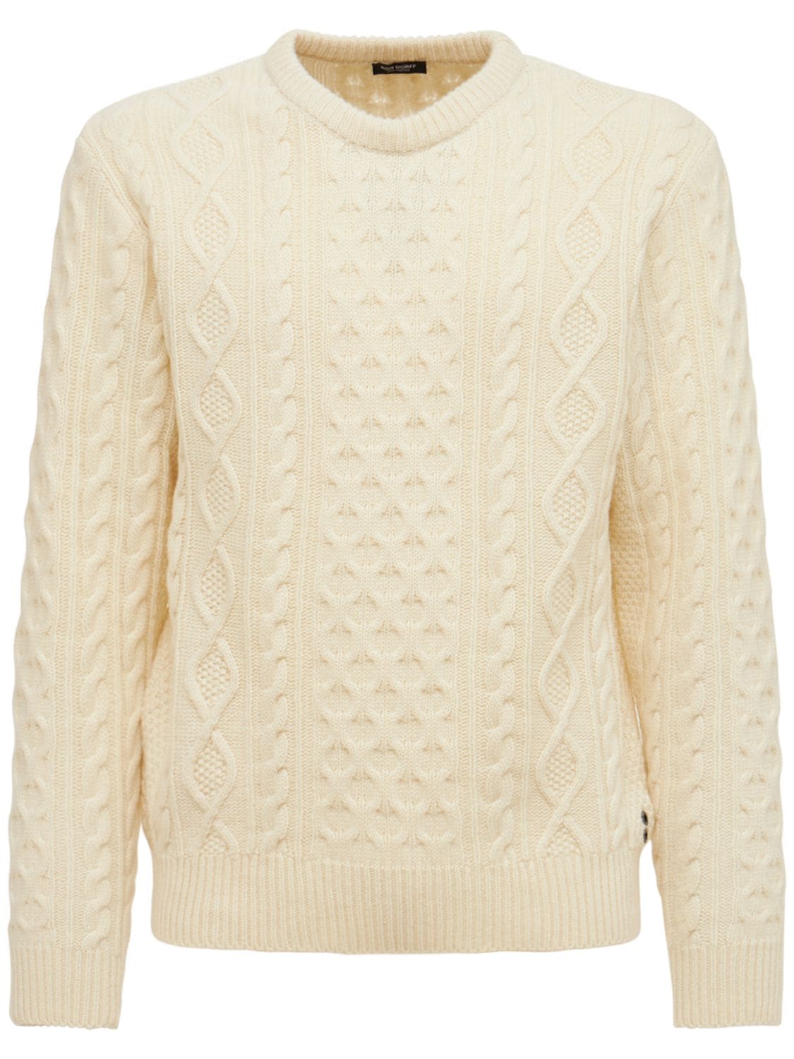 Ron Dorff Telemark Wool & Cashmere Knit Sweater In Off White | ModeSens