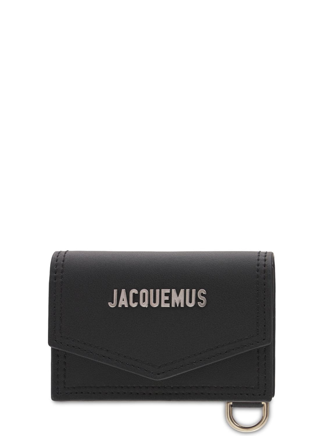 Jacquemus Le Porte Azur Leather Crossbody Bag In Black