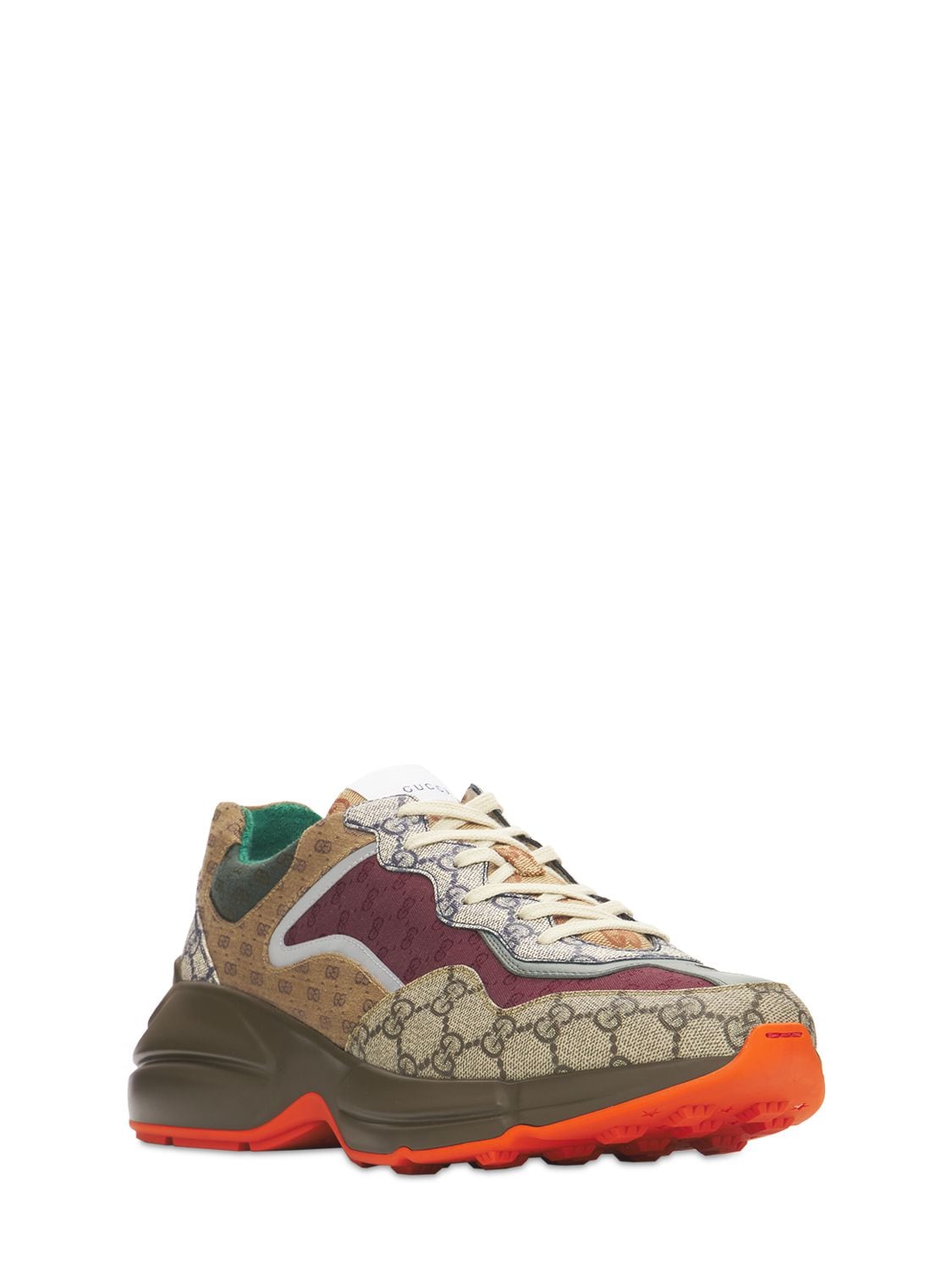 Shop Gucci Gg Rhyton Sneakers In Multicolor