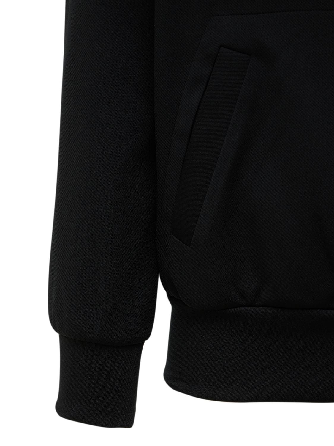 Shop Comme Des Garçons Play Mini Heart Patch Jersey Hoodie In Black
