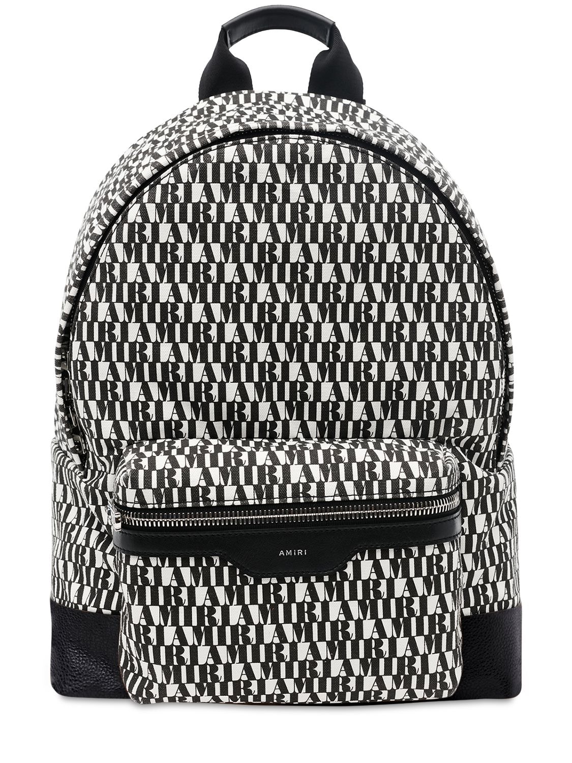 Amiri Monochrome Logo Canvas Backpack In Multi | ModeSens