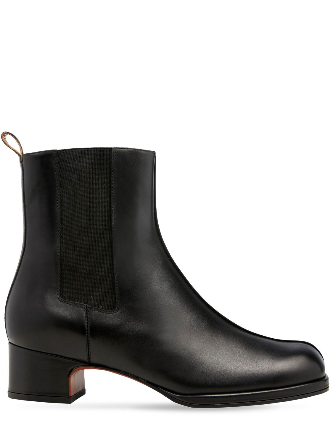 40mm Square Toe Chelsea Boots