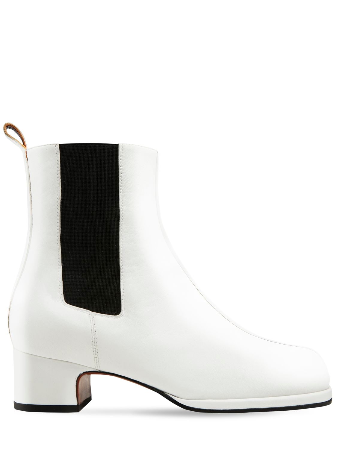 MANU ATELIER 40mm Square Toe Chelsea Boots