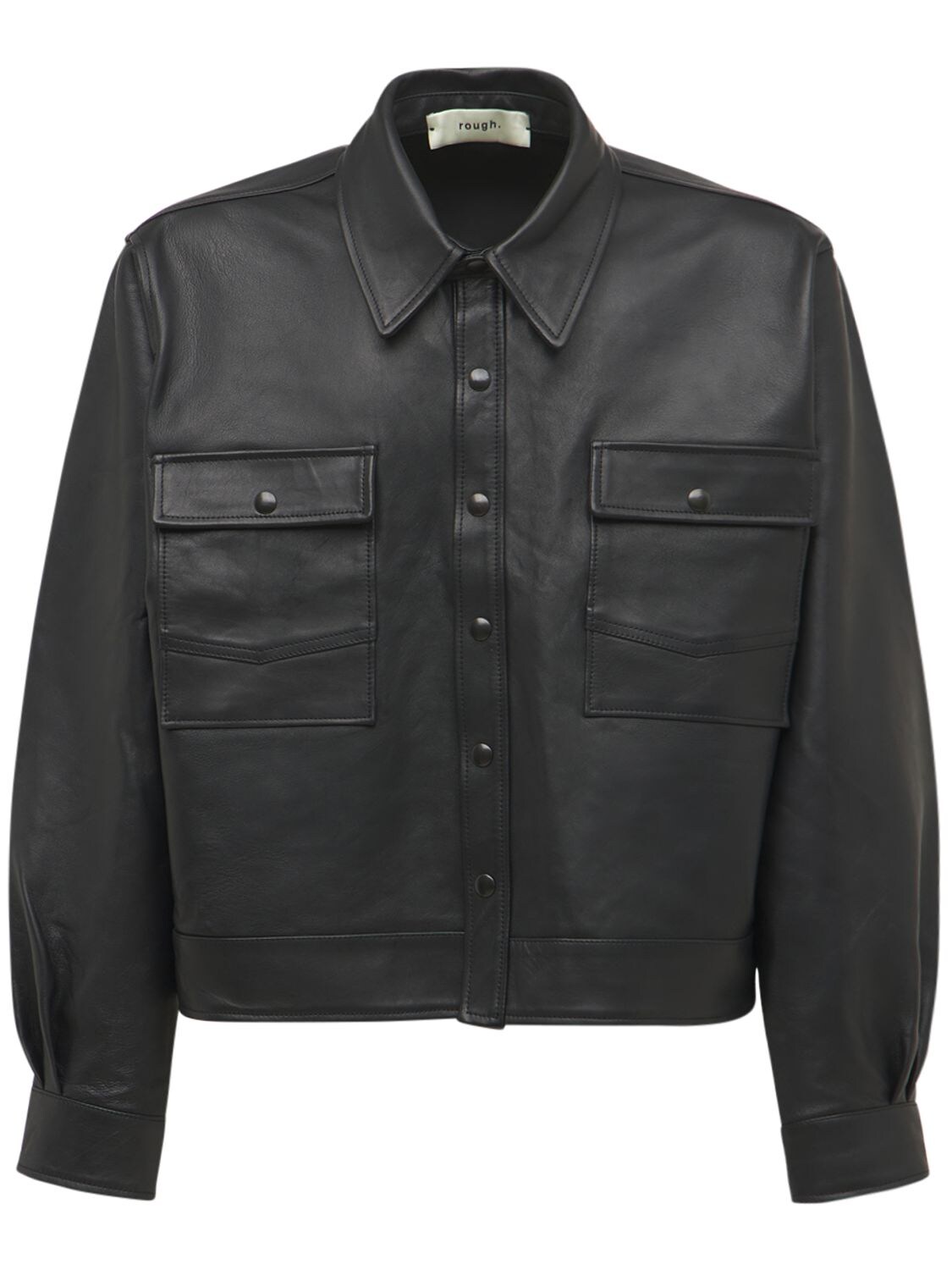 nappa leather shirt