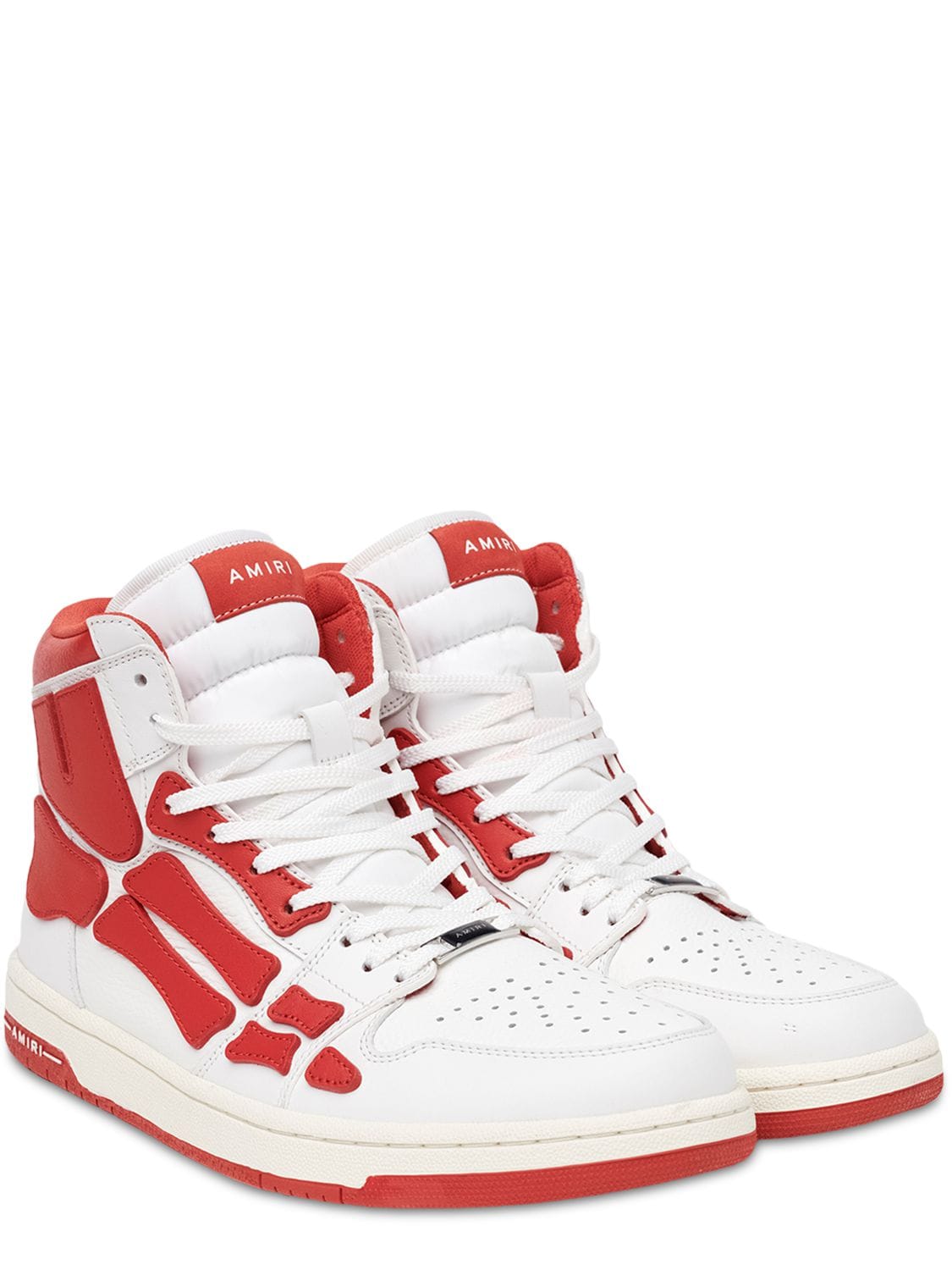 AMIRI SKEL-TOP HIGH LEATHER trainers,74IXV9004-MTI00