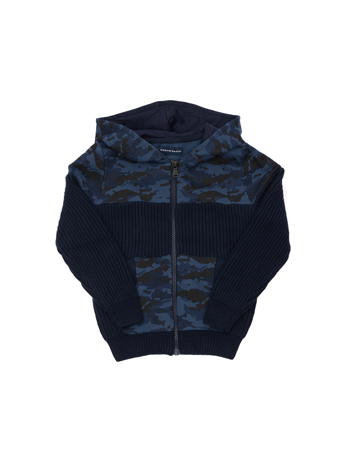 Cardigan Aus Bio-baumwoll/wollstrick