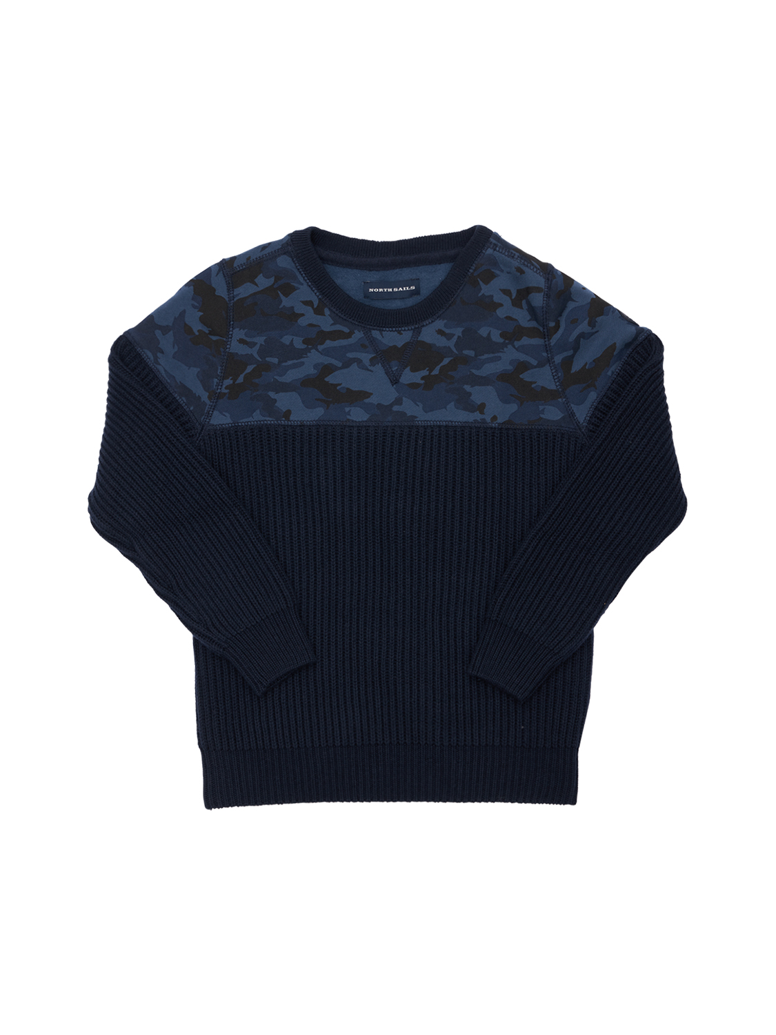 Pullover Aus Bio-baumwoll/wollstrick