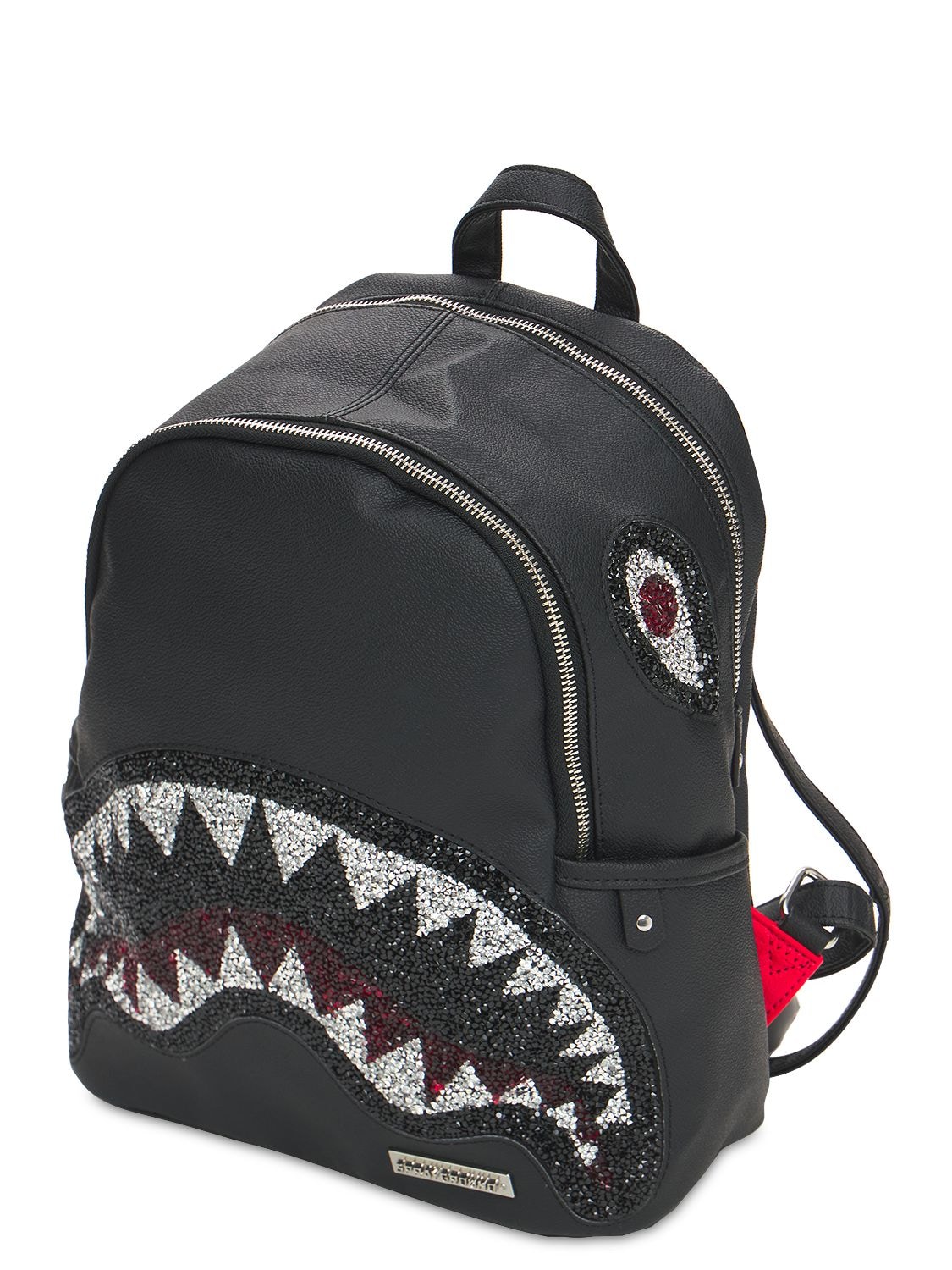 Sprayground Clearcut Dlx Backpack With Glitter Details In Schwarz ...