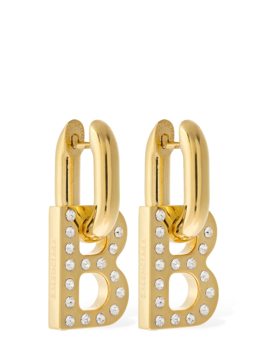 B Chain Xs Crystal Earrings – WOMEN > JEWELRY & WATCHES > EARRINGS