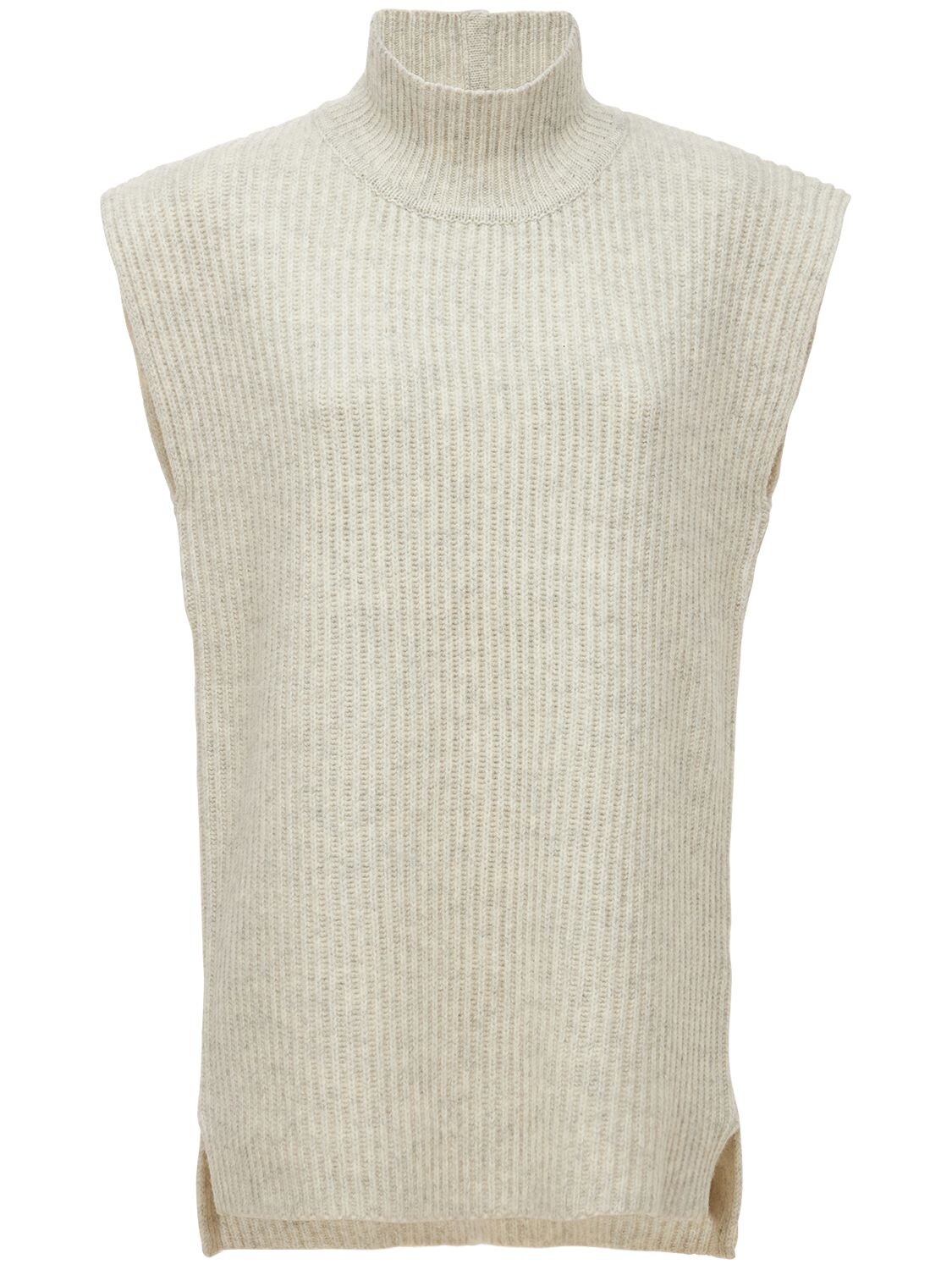 Carmen Turtleneck Wool Sweater Vest